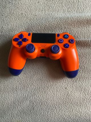 Mando PS4 y PC Naranja y Azul
