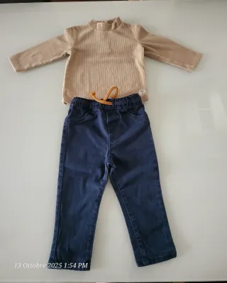 Completo bimbo maglia e pantaloni