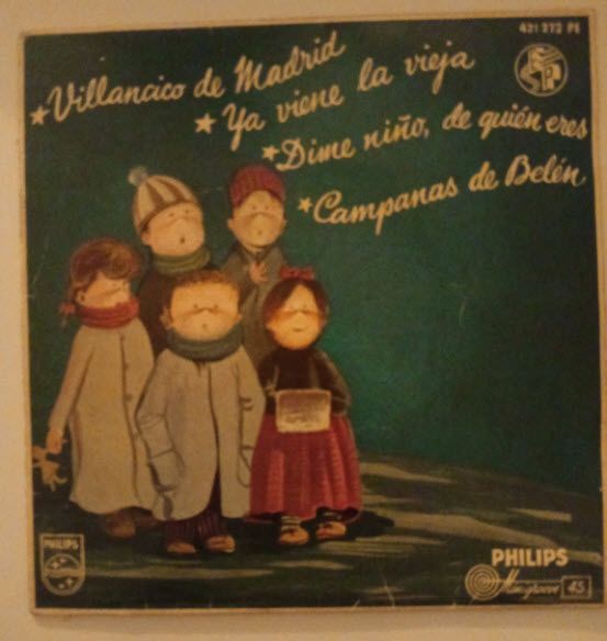 Vinilo EP Villancico de Madrid Philips 421 273 PE
