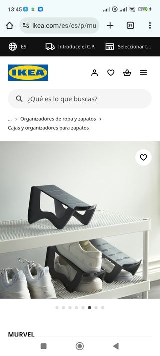 7 Zapateros Murvel Ikea Plástico