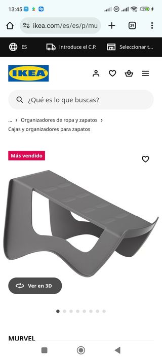 7 Zapateros Murvel Ikea Plástico