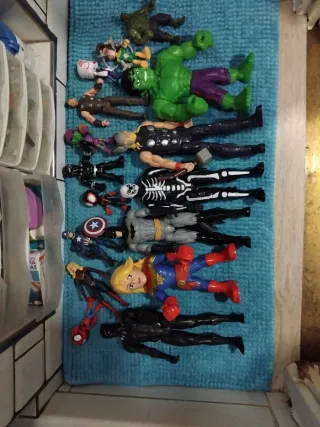 Lote Juguetes Marvel y DC se venden todas juntas 