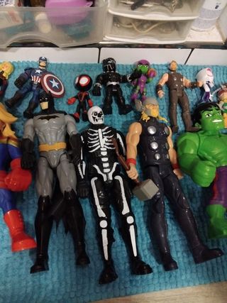 Lote Juguetes Marvel y DC se venden todas juntas 