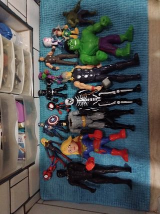 Lote Juguetes Marvel y DC se venden todas juntas 
