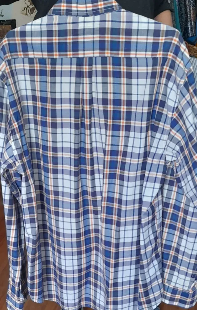 Camisa Polo Ralph Lauren cuadros azul S