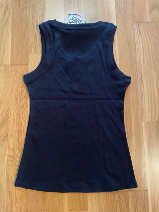 Camiseta sin mangas LOEWE negra