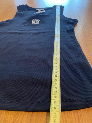 Camiseta sin mangas LOEWE negra