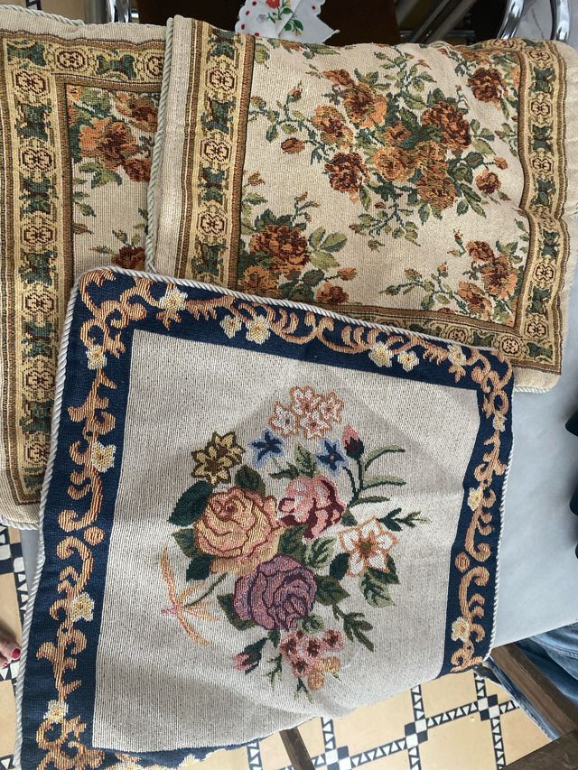 Fundas de cojín con estampado floral