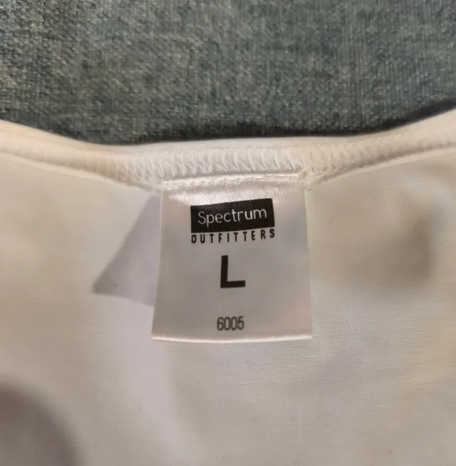 Chest Binder Spectrum Outfitters Blanco Talla L