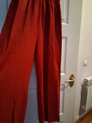 Mono largo mujer rojo