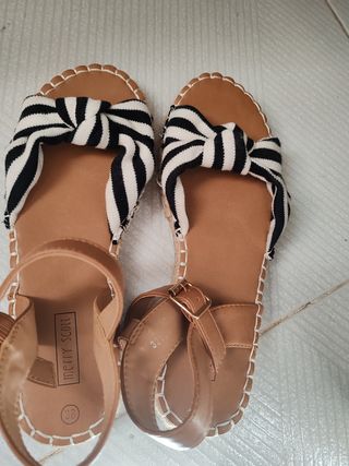 Sandalias Marrones Talla 38