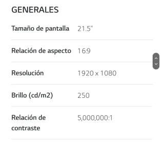 Monitor LG FLATRON 22EN33S - B 21,5"