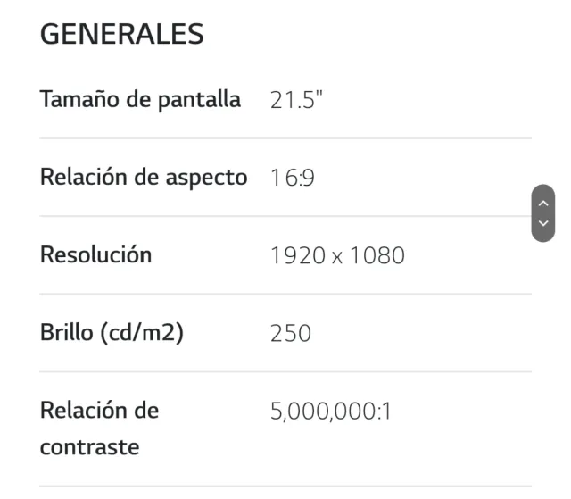 Monitor LG FLATRON 22EN33S - B 21,5"
