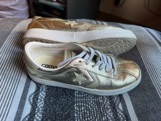 Converse doradas talla 35.5
