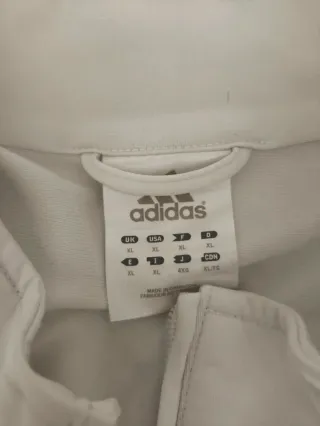 Chaqueta Adidas Blanca y Negra