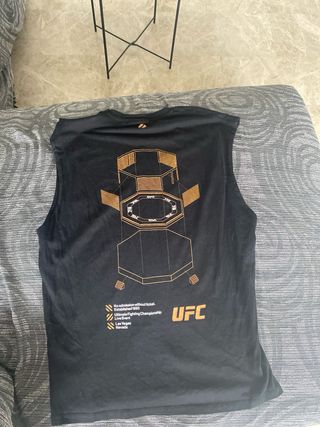 Camiseta sin mangas UFC Negra