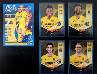 5 Cromos 2021-2022 Villarreal C.F. Champions