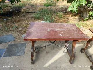 2 Mesas Provenzal Madera y Metal
