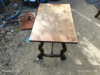 2 Mesas Provenzal Madera y Metal