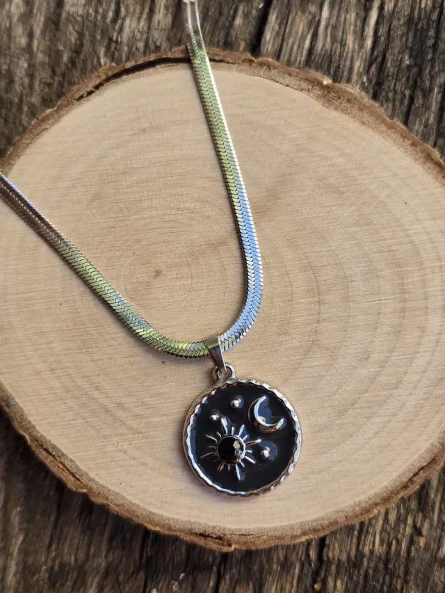 Collar Sol, Luna y Estrellas