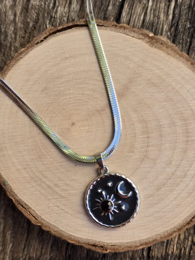 Collar Sol, Luna y Estrellas