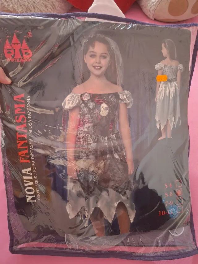 Disfraz Novia Fantasma Talla 5-6 años