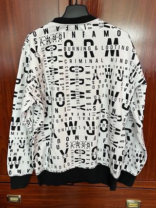 Sudadera GRMY Hombre Blanca y Negra