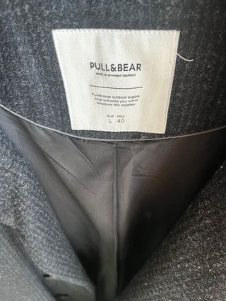 Abrigo tres cuartos pull and bear