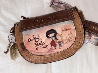 Bolso Anekke Marrón Multicolor
