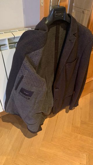 Blazer Zara Negra Talla 50 Sport
