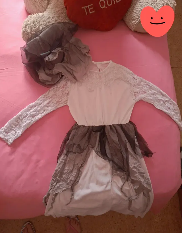 Disfraz Novia Fantasma Halloween 6 años