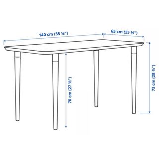 Mesa Escritorio Bambú IKEA ANFALLARE/HILVER