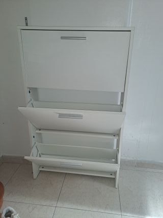Zapatero blanco 3 puertas