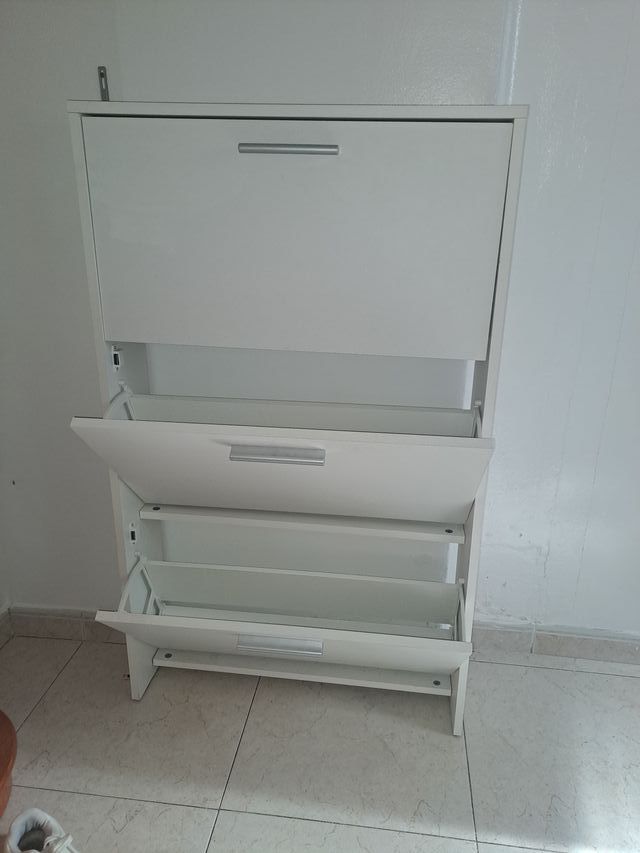 Zapatero blanco 3 puertas