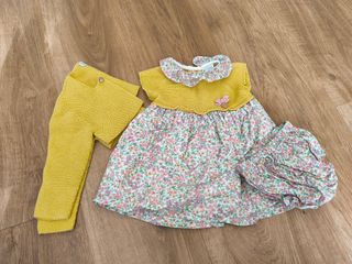 Conjunto Pangasa amarillo 9 meses