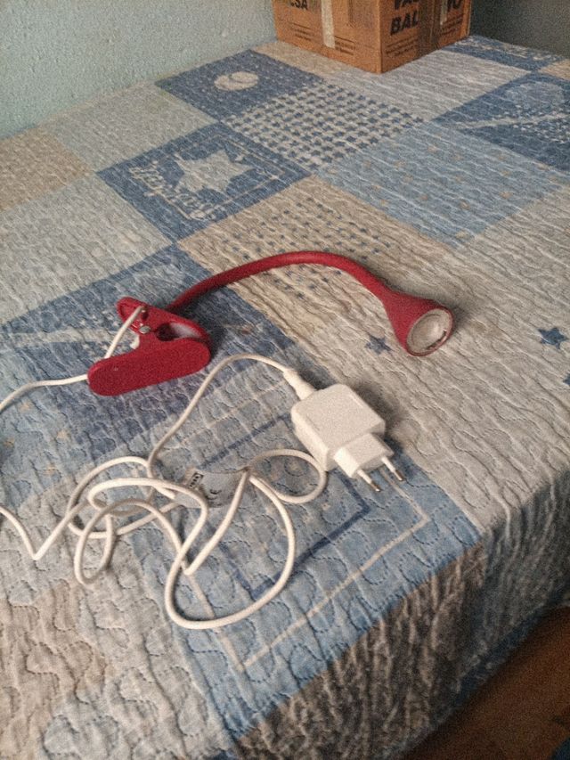 Lámpara LED roja de  pinza