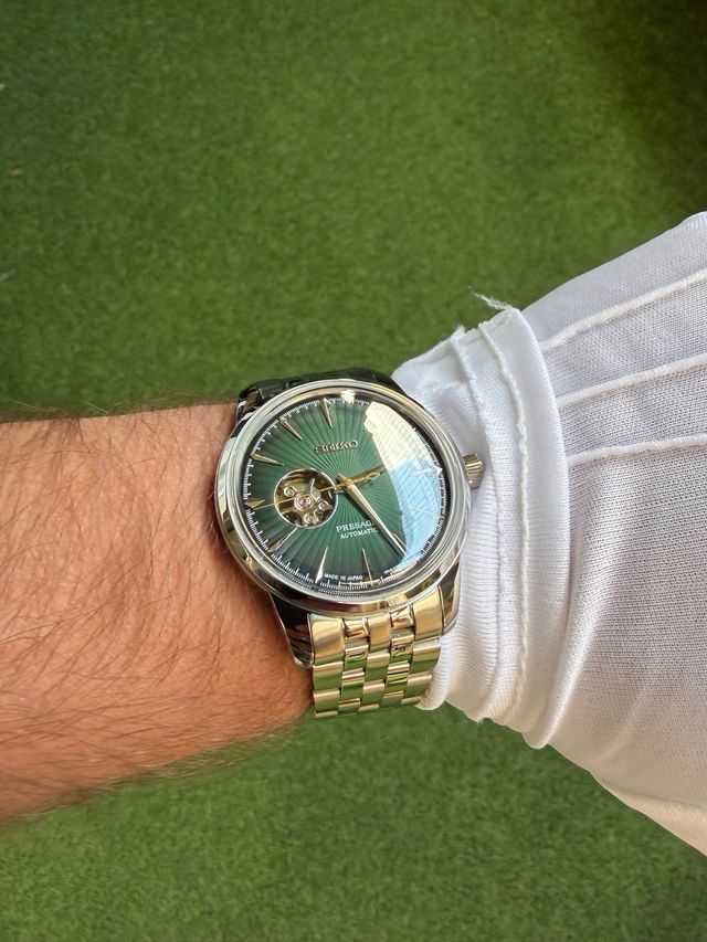 Seiko Mod  Automático Esfera Verde