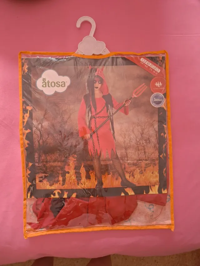 Disfraz de Demonia Atosa Talla 5-6 años