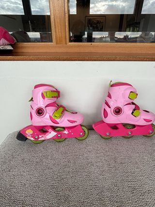Patines en línea Oxelo rosas talla 26-29