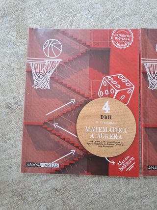 Libros de texto de matemáticas de 4° de la ESO