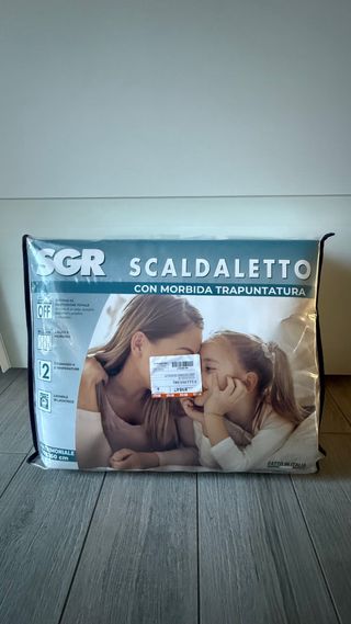 Scaldaletto SGR con trapuntatura