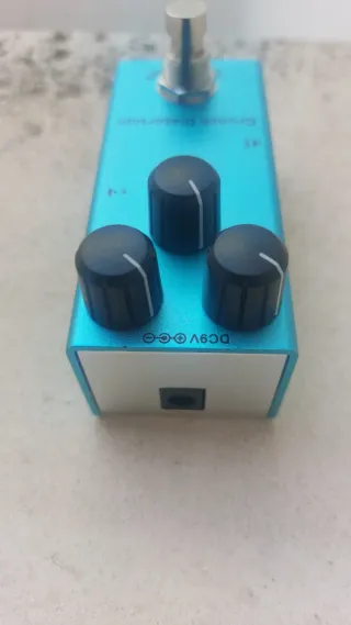 Minipedal  Guitarra Crunch Distortion Azul