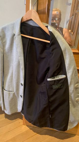 Americana Zara Gris Talla L