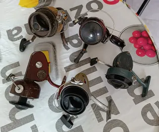 Lotes de carretes de pesca antiguos