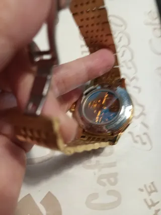 Reloj OLEVS Automático Dorado Hombre