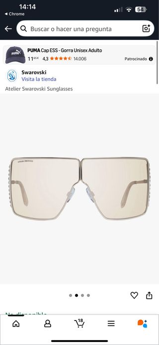 Gafas de sol Atelier Swarovski SK0236-P 68 32G