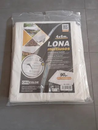 Lona multiusos 4x6m Impermeable