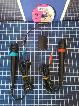 PS2 SINGSTAR MICROS+ JUEGO 80S 