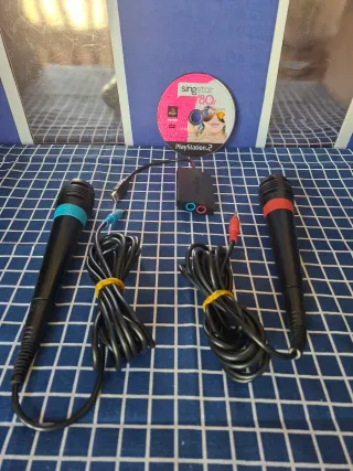 PS2 SINGSTAR MICROS+ JUEGO 80S 