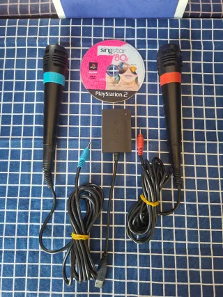 PS2 SINGSTAR MICROS+ JUEGO 80S 